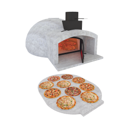 FORNO A LEGNA MODELLO GUSTO 110 SUPER